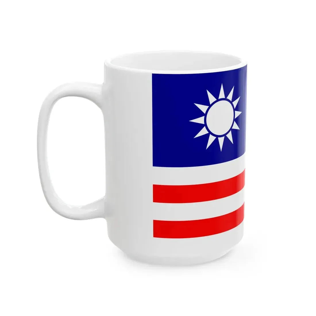 Flag of the Republic of China draft 1 (China) White Coffee Mug - Go Mug Yourself