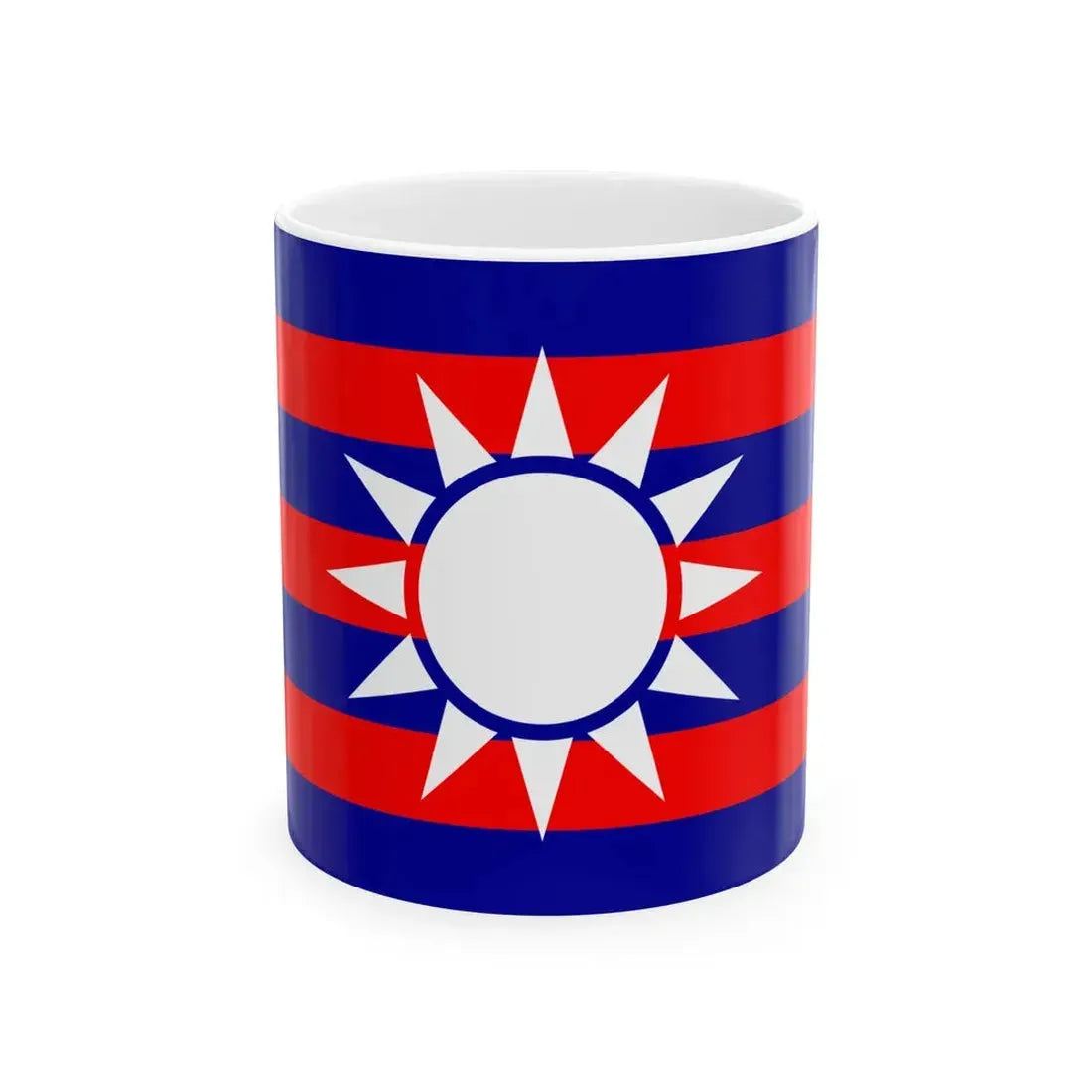 Flag of the Republic of China draft 2 (China) White Coffee Mug 11oz - Go Mug Yourself