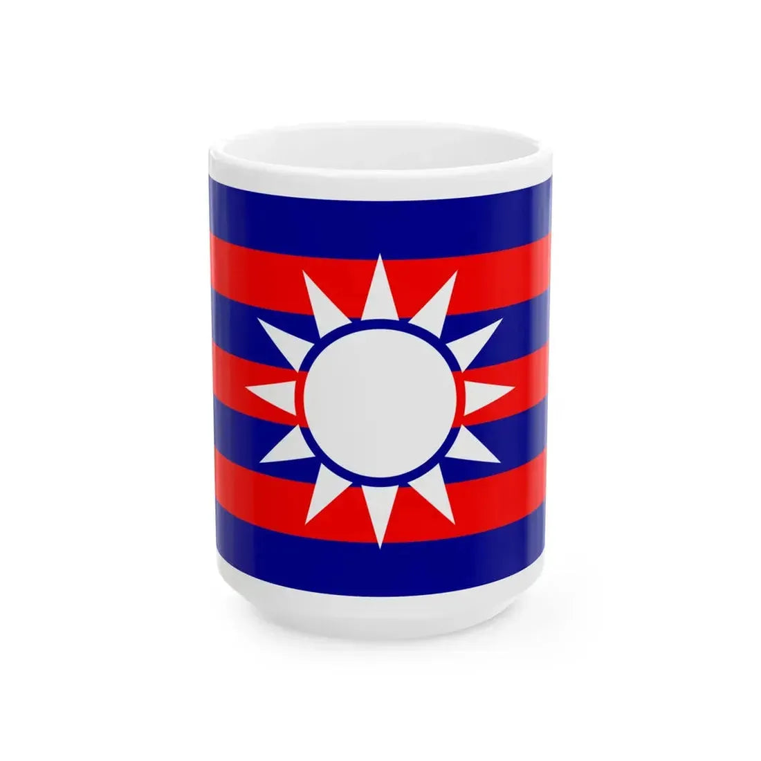 Flag of the Republic of China draft 2 (China) White Coffee Mug 15oz - Go Mug Yourself