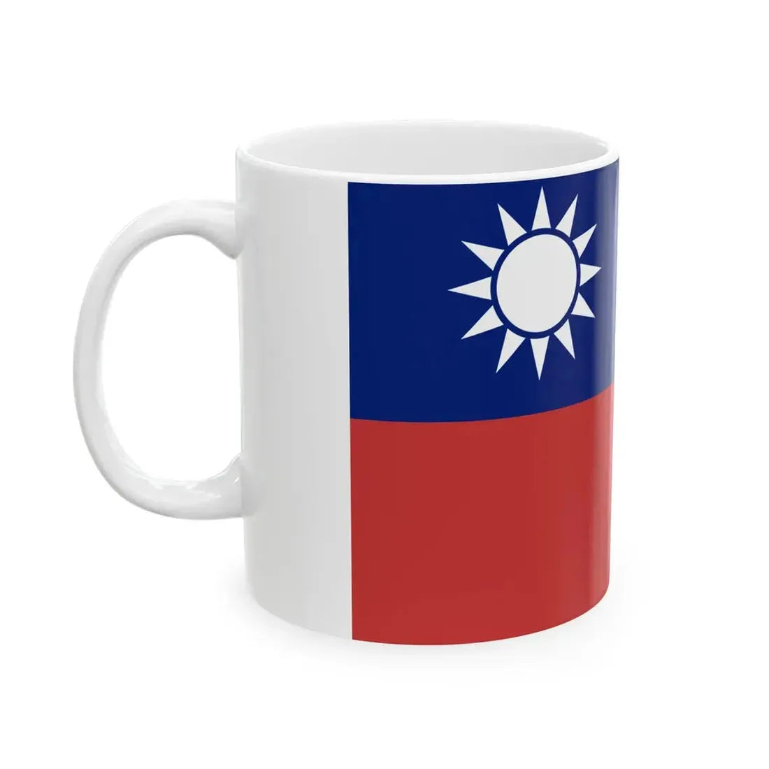 Flag of the Republic of China fictitious shade variant (China) White Coffee Mug - Go Mug Yourself