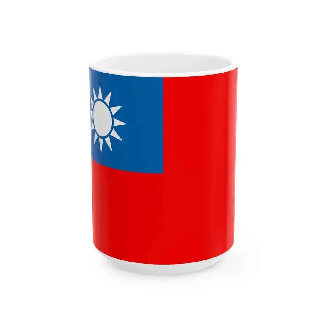 Flag of the Republic of China Kuomintang (China) White Coffee Mug 15oz - Go Mug Yourself