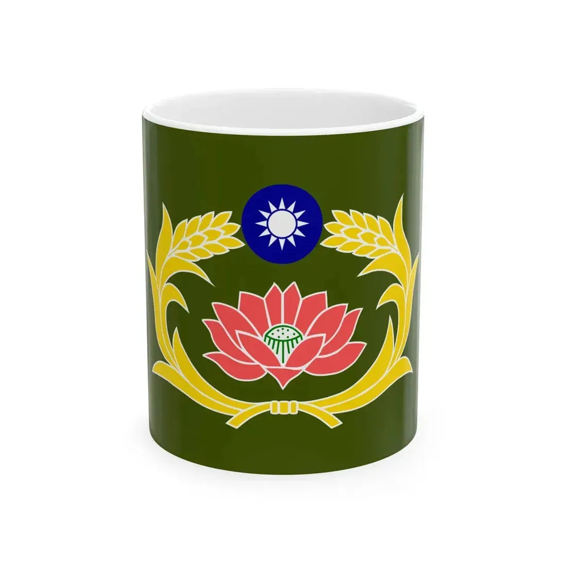 Flag of the Republic of China Military Police (China) White Coffee Mug 11oz - Go Mug Yourself