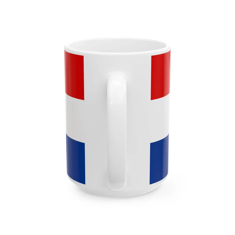 Flag of the Republic of Croatia 1990 (Croatia) White Coffee Mug - Go Mug Yourself
