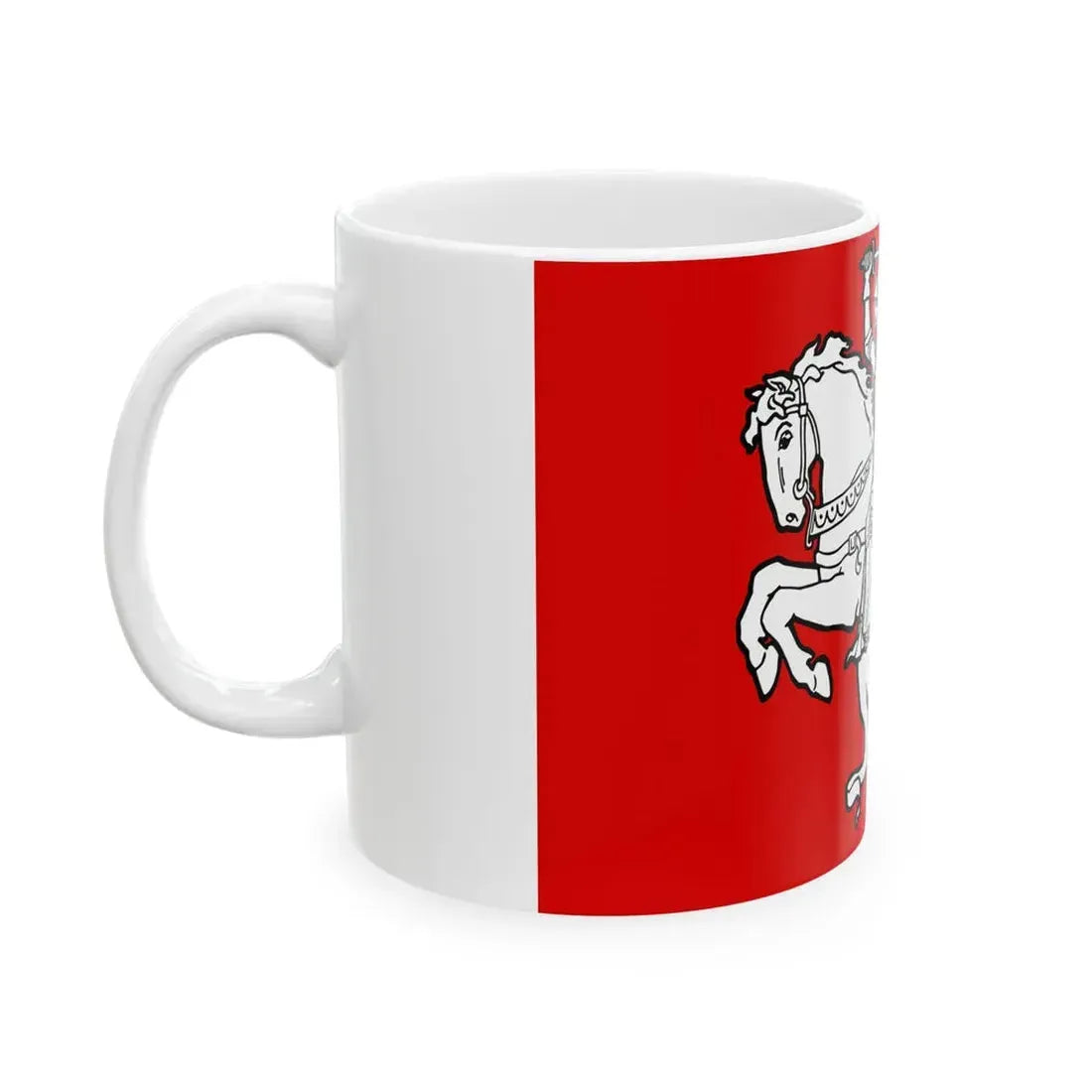Flag of the Republic of Lithuania 1920s (Lithuania) White Coffee Mug - Go Mug Yourself