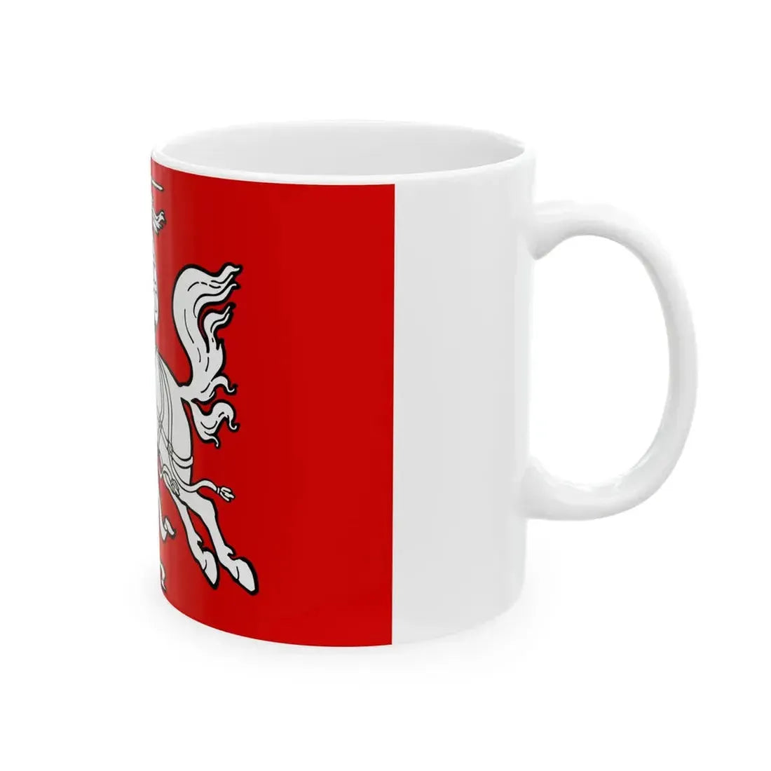 Flag of the Republic of Lithuania 1920s (Lithuania) White Coffee Mug - Go Mug Yourself