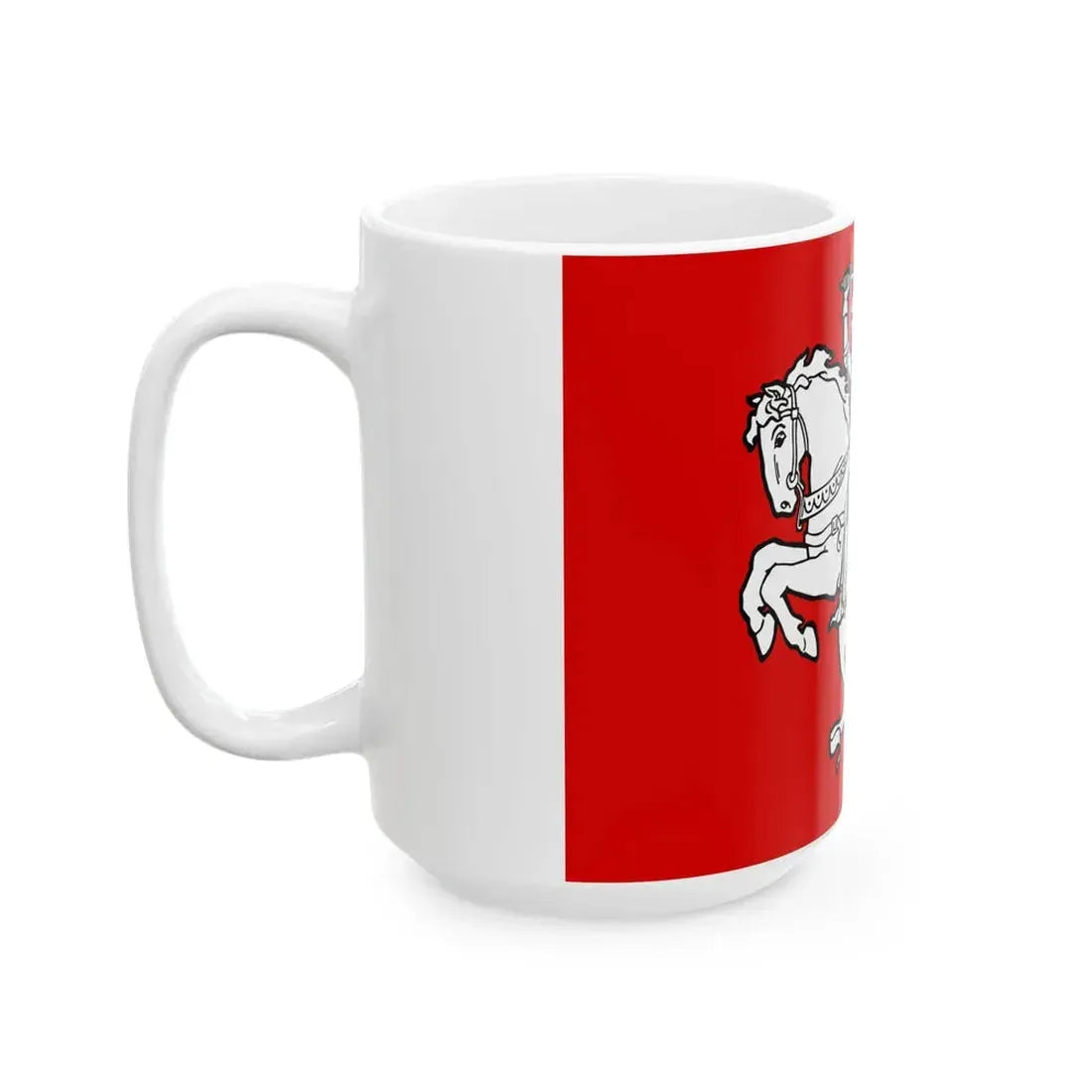 Flag of the Republic of Lithuania 1920s (Lithuania) White Coffee Mug - Go Mug Yourself