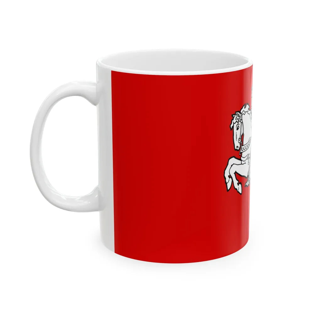 Flag of the Republic of Lithuania 1930s (Lithuania) White Coffee Mug - Go Mug Yourself