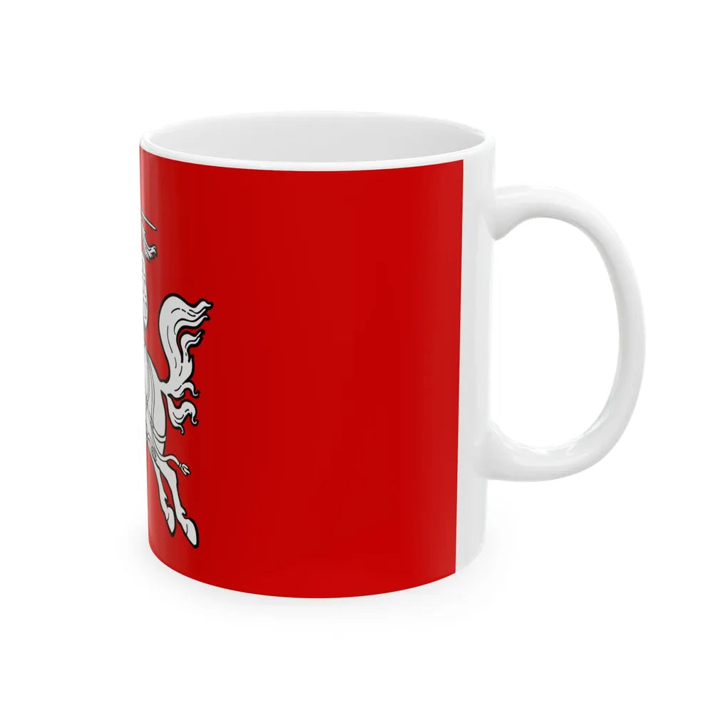 Flag of the Republic of Lithuania 1930s (Lithuania) White Coffee Mug - Go Mug Yourself