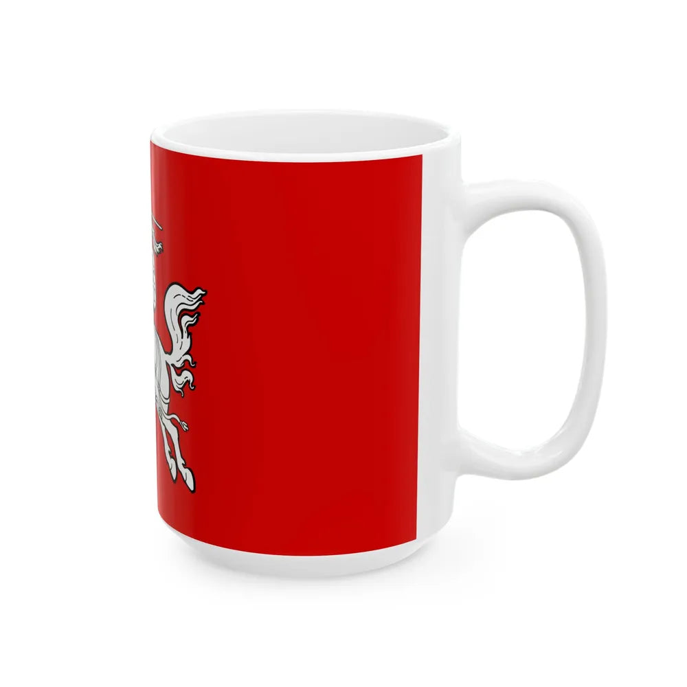 Flag of the Republic of Lithuania 1930s (Lithuania) White Coffee Mug - Go Mug Yourself