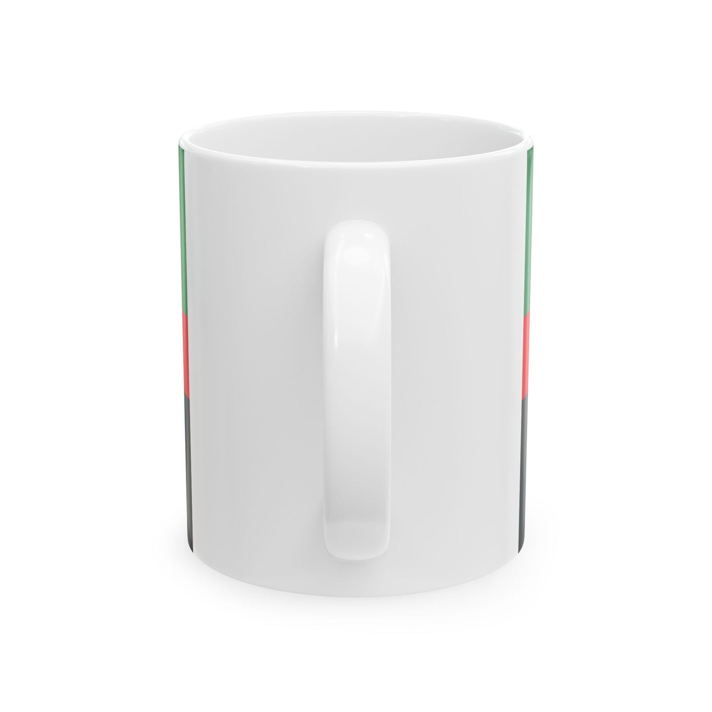 Flag of the Republic of New Afrika (United States) White Coffee Mug-Go Mug Yourself