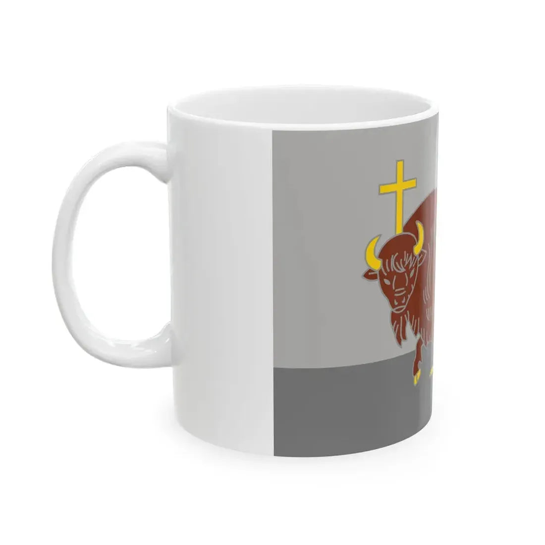 Flag of the Republic of Perloja (Lithuania) White Coffee Mug - Go Mug Yourself