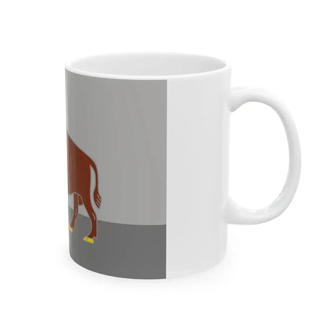 Flag of the Republic of Perloja (Lithuania) White Coffee Mug - Go Mug Yourself