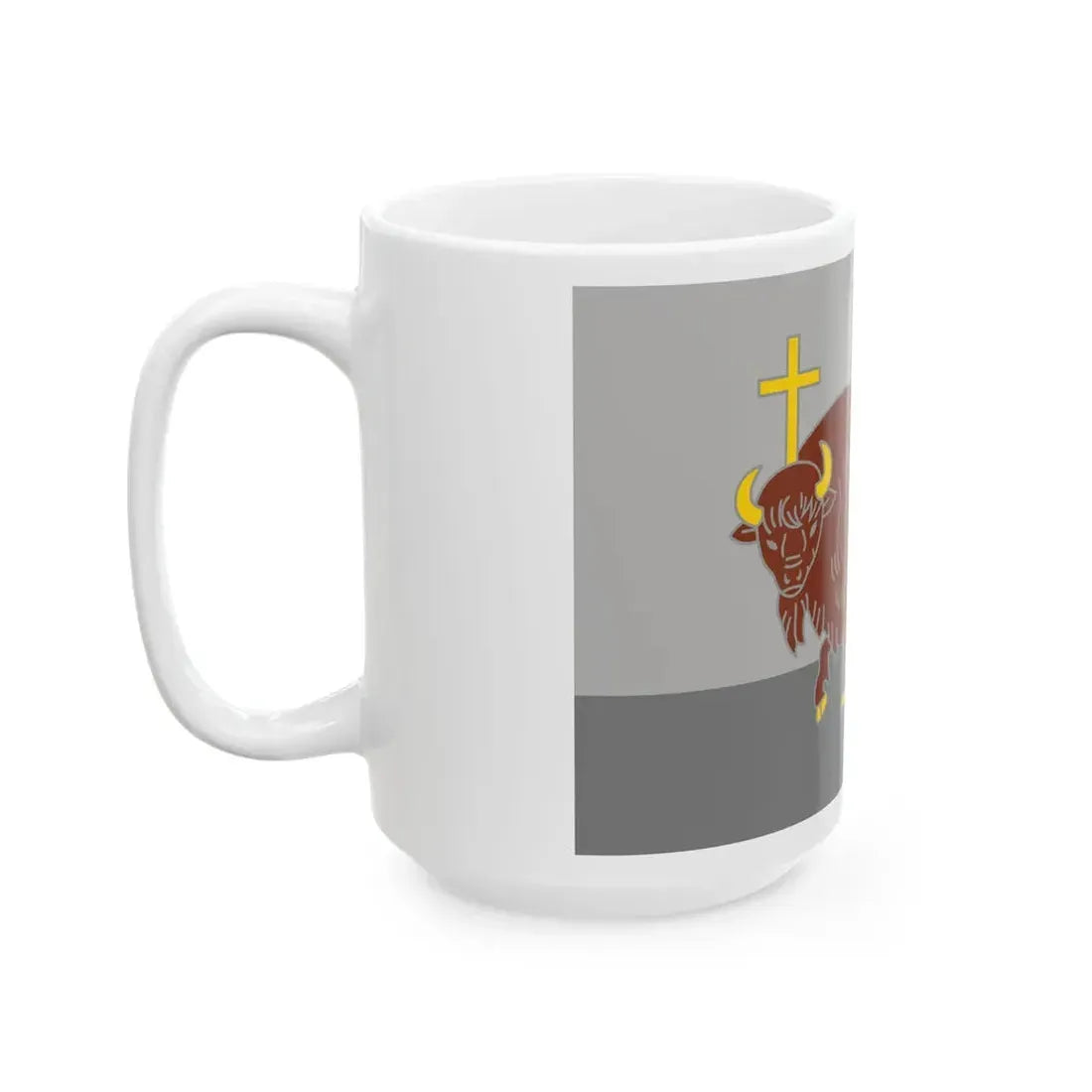 Flag of the Republic of Perloja (Lithuania) White Coffee Mug - Go Mug Yourself