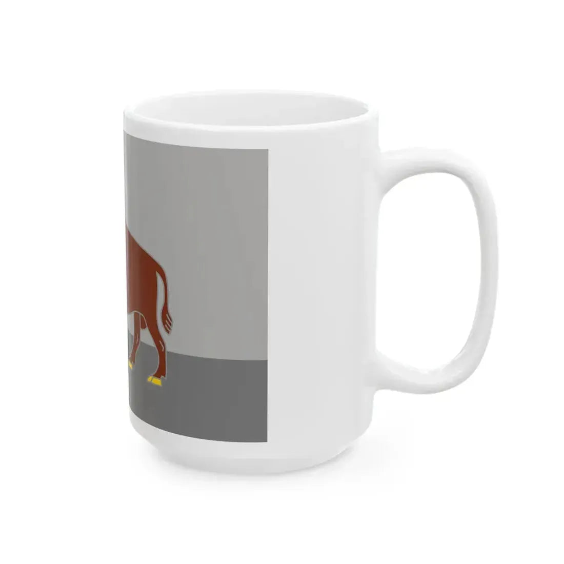 Flag of the Republic of Perloja (Lithuania) White Coffee Mug - Go Mug Yourself
