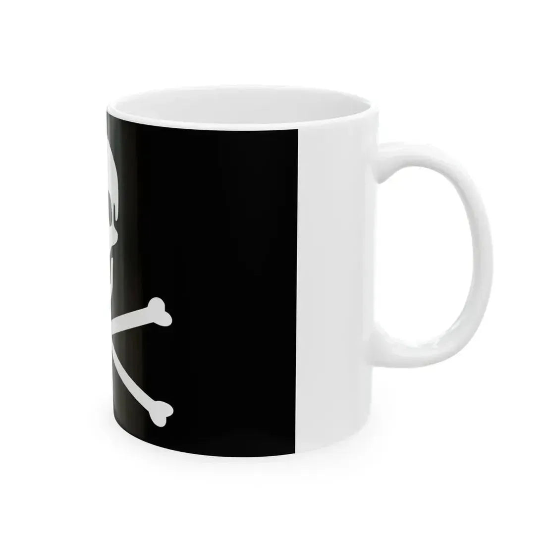 Flag of the Republic of Pirates 1706-1718 (Bahamas) White Coffee Mug - Go Mug Yourself