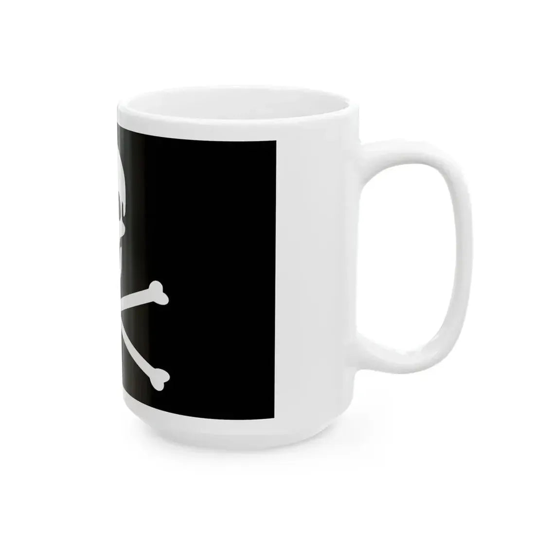 Flag of the Republic of Pirates 1706-1718 (Bahamas) White Coffee Mug - Go Mug Yourself