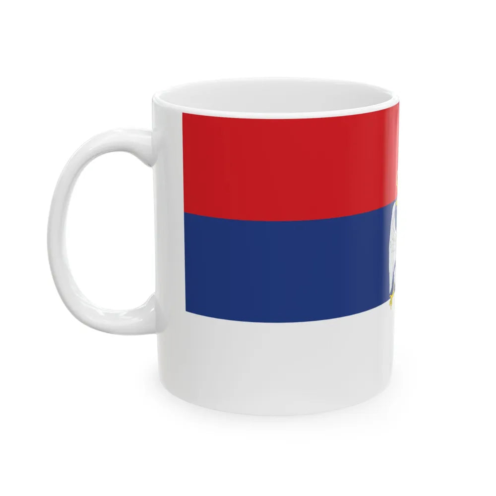 Flag of The Republic of Serbian Krajina (Croatia) White Coffee Mug - Go Mug Yourself