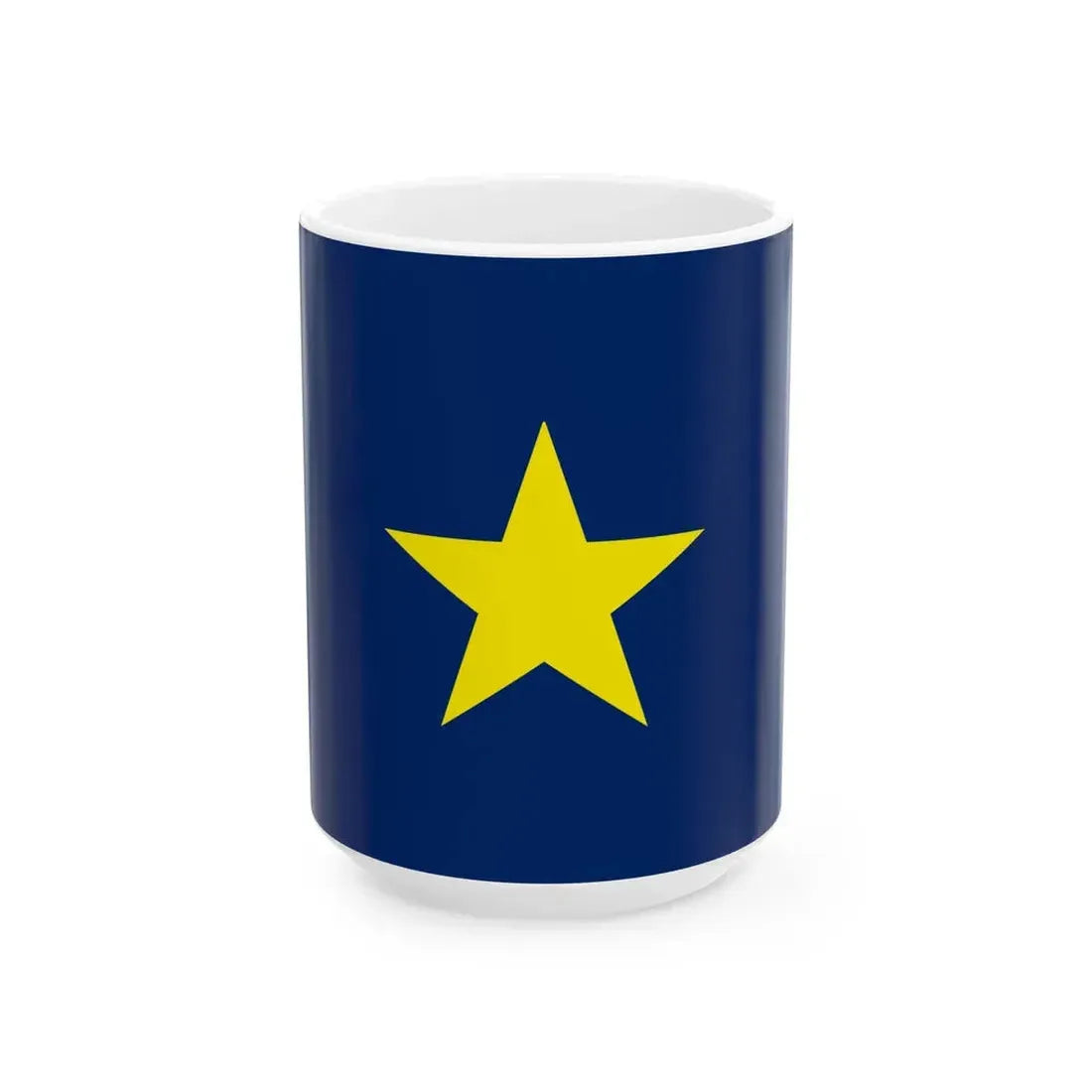 Flag of the Republic of Texas 1836-1839 (United States) White Coffee Mug 15oz - Go Mug Yourself