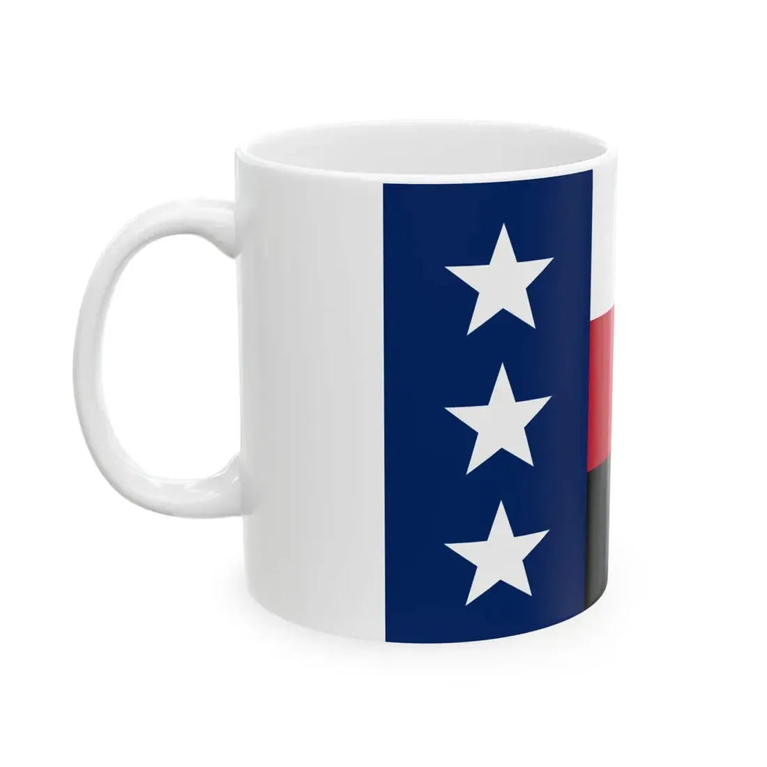 Flag of the Republic of the Rio Grande historical (Mexico) White Coffee Mug - Go Mug Yourself