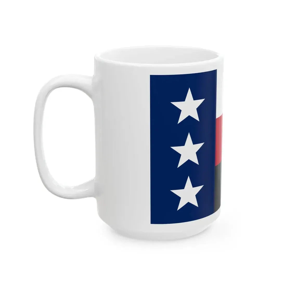 Flag of the Republic of the Rio Grande historical (Mexico) White Coffee Mug - Go Mug Yourself