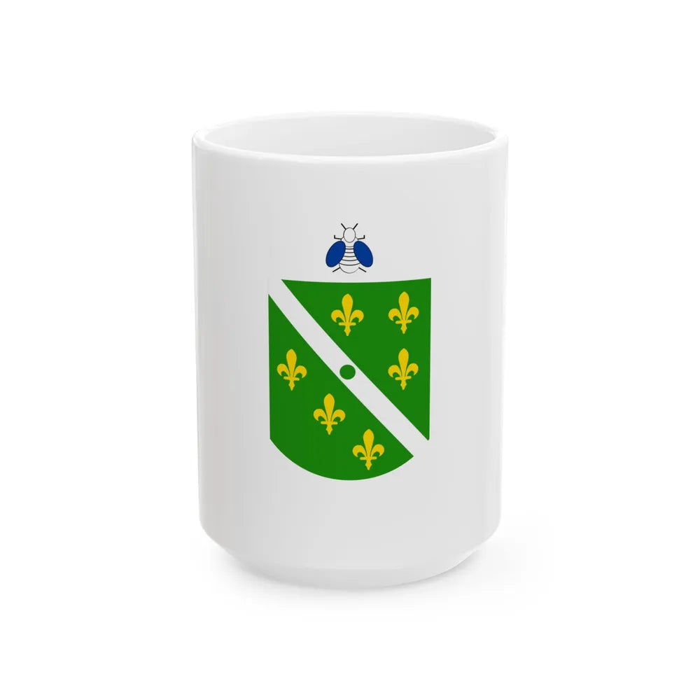 Flag of the Republic of Western Bosnia Fictitious (Bosnia and Herzegovina) White Coffee Mug 15oz - Go Mug Yourself