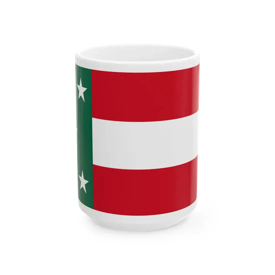 Flag of the Republic of Yucatan (Mexico) White Coffee Mug 15oz - Go Mug Yourself