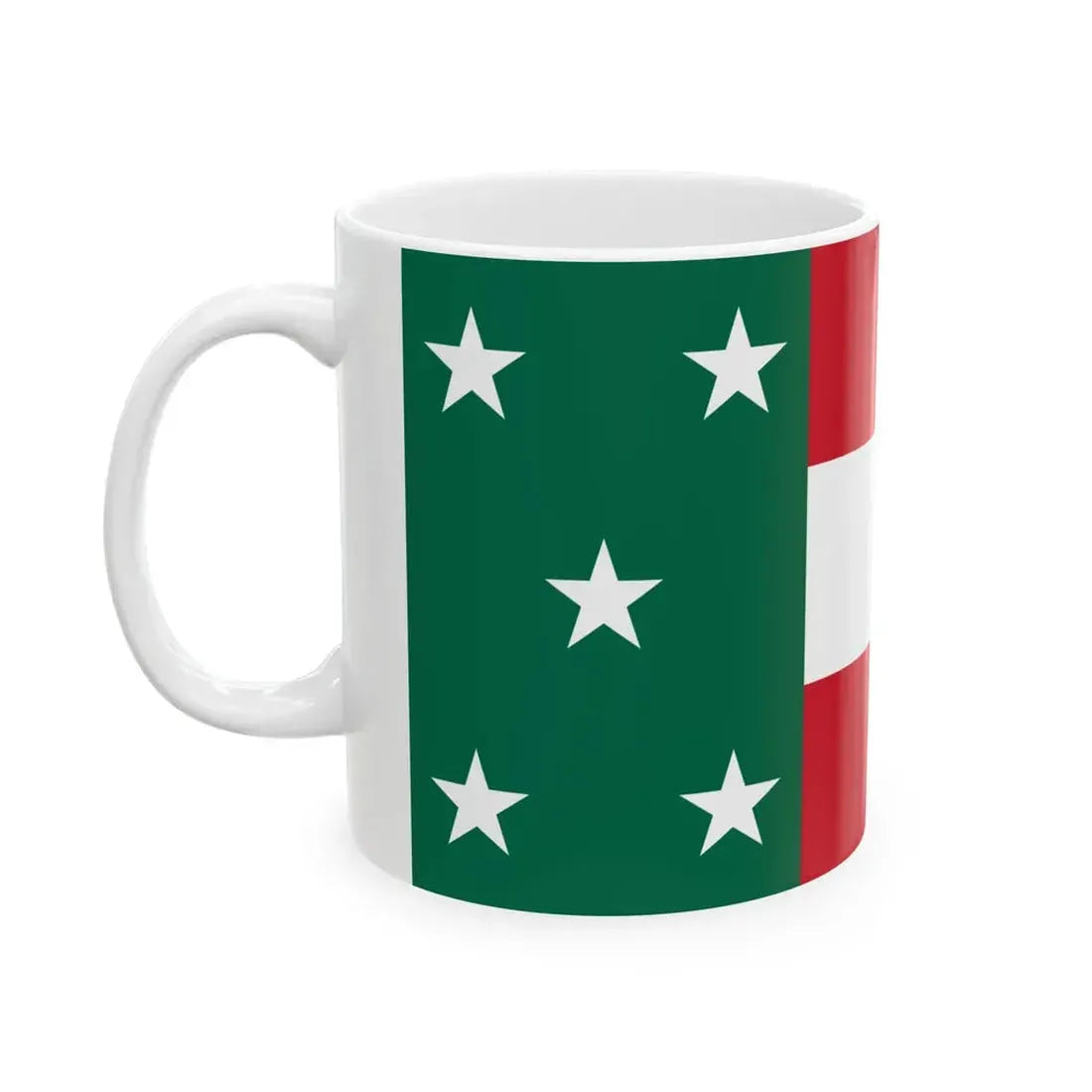 Flag of the Republic of Yucatan (Mexico) White Coffee Mug - Go Mug Yourself