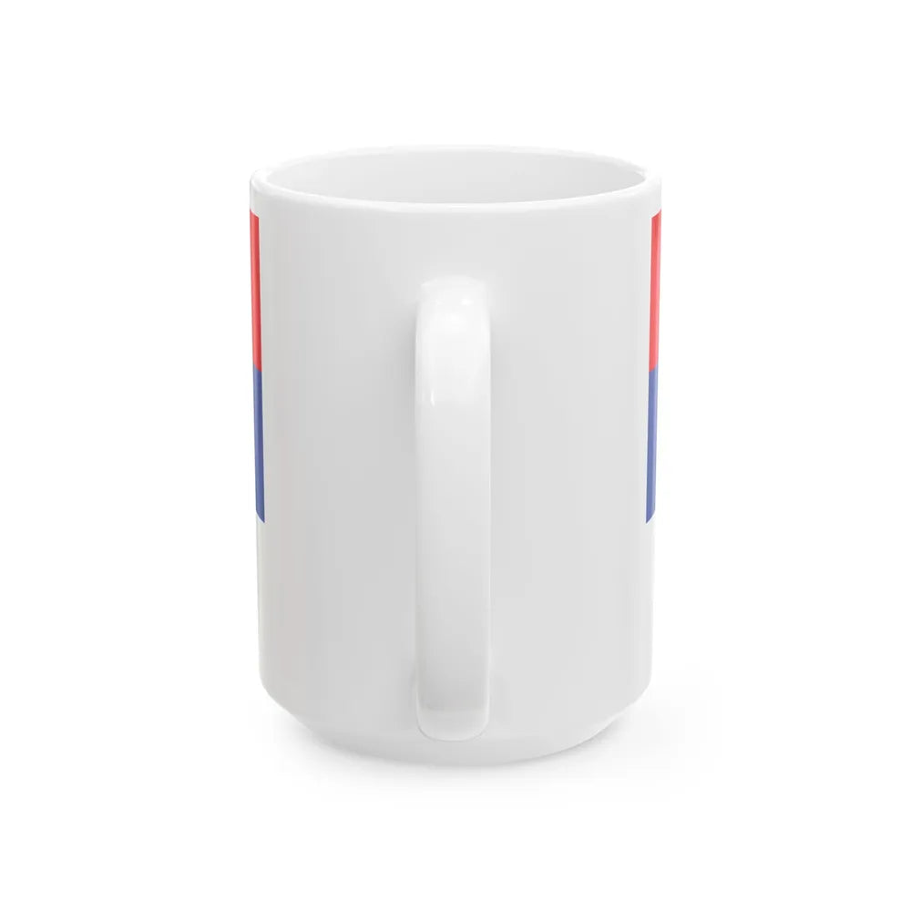 Flag of the Republika Srpska 35 (Bosnia and Herzegovina) White Coffee Mug - Go Mug Yourself