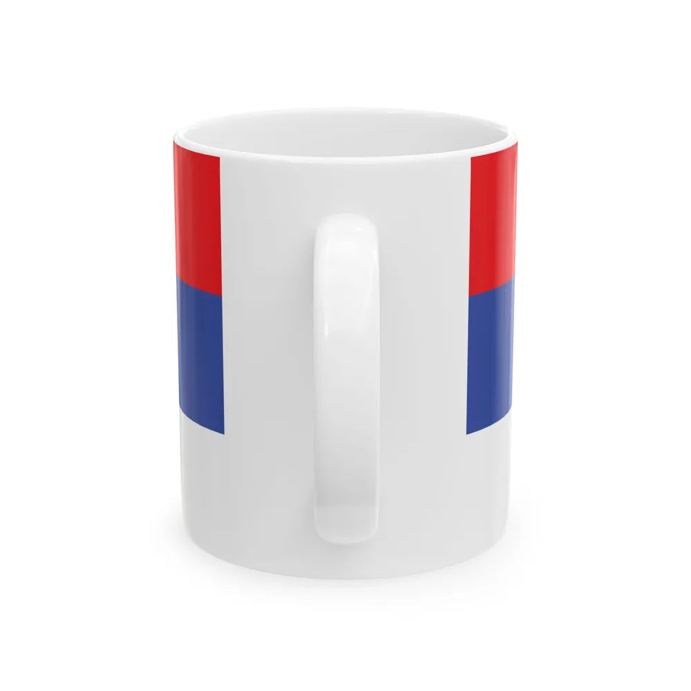 Flag of the Republika Srpska (Bosnia and Herzegovina) White Coffee Mug - Go Mug Yourself