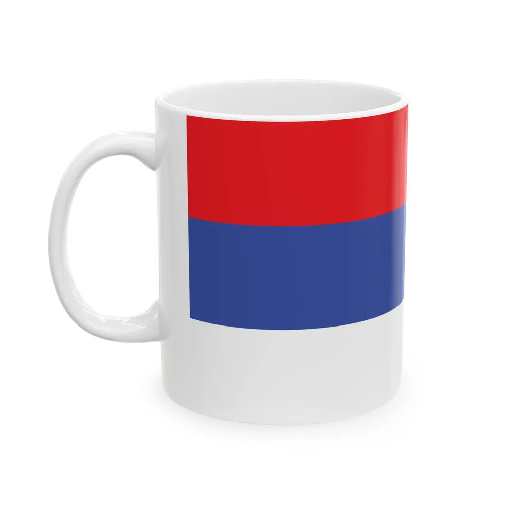 Flag of the Republika Srpska (Bosnia and Herzegovina) White Coffee Mug - Go Mug Yourself