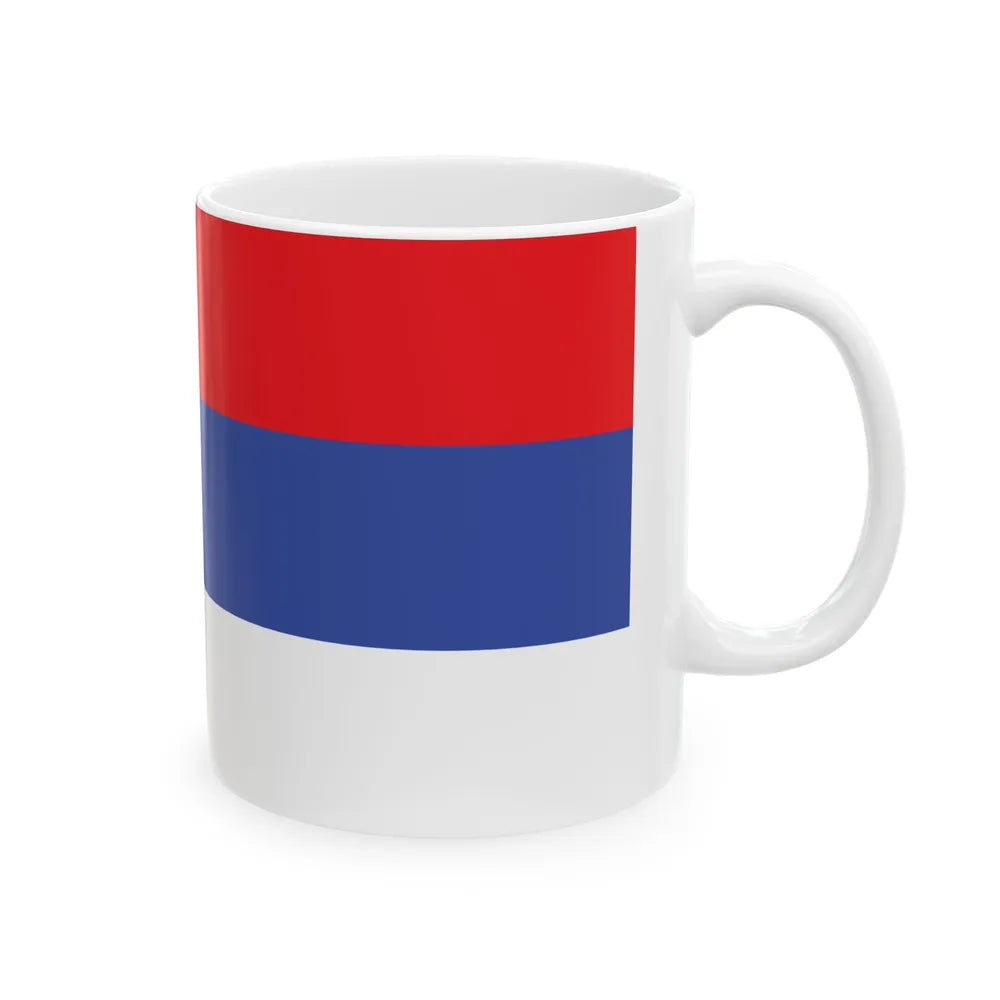Flag of the Republika Srpska (Bosnia and Herzegovina) White Coffee Mug - Go Mug Yourself