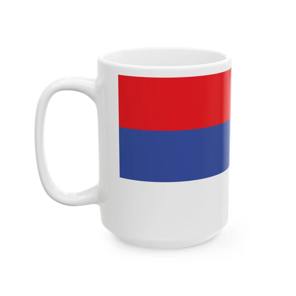 Flag of the Republika Srpska (Bosnia and Herzegovina) White Coffee Mug - Go Mug Yourself
