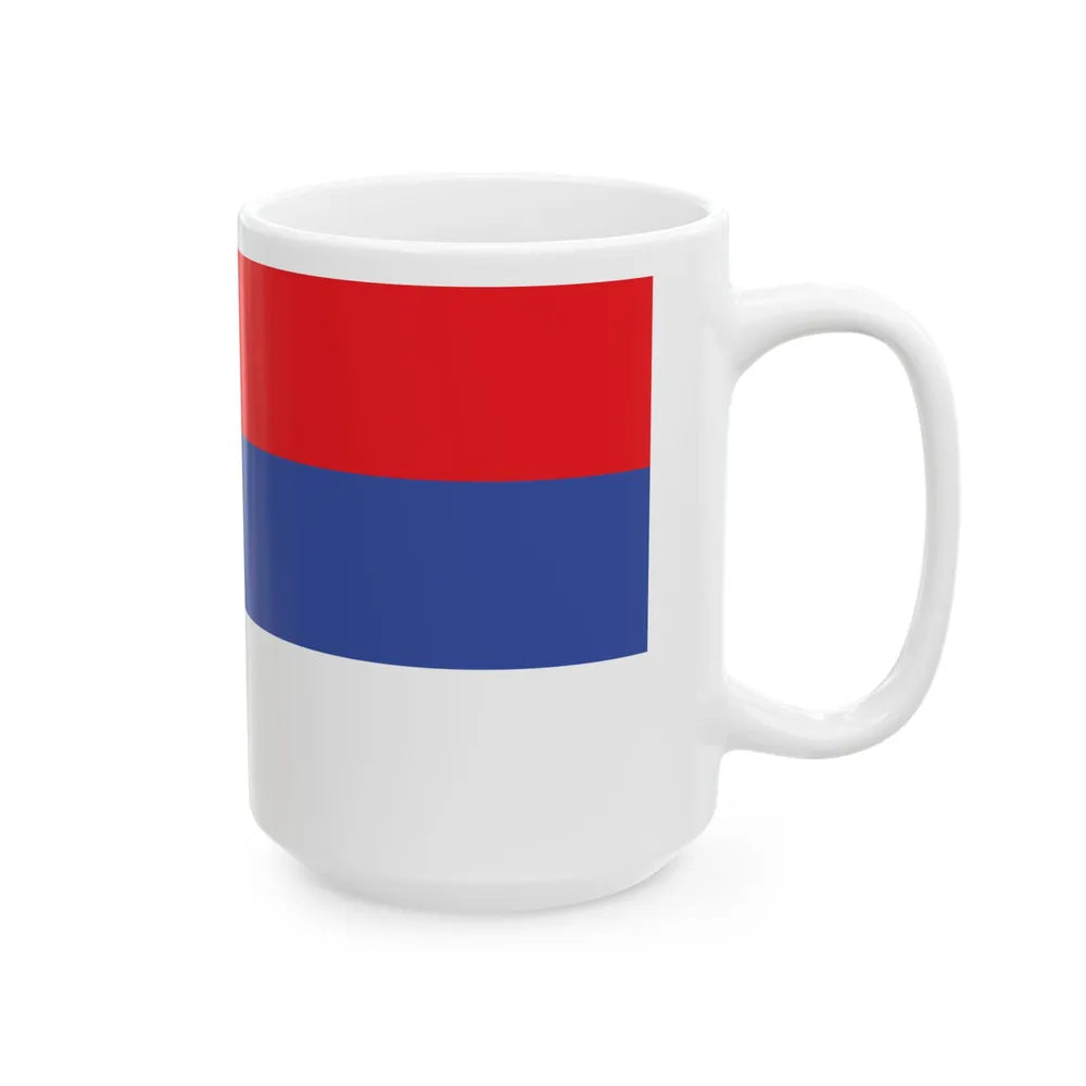 Flag of the Republika Srpska (Bosnia and Herzegovina) White Coffee Mug - Go Mug Yourself