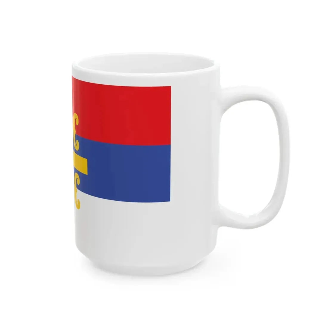 Flag of the Republika Srpska unofficial (Bosnia and Herzegovina) White Coffee Mug - Go Mug Yourself