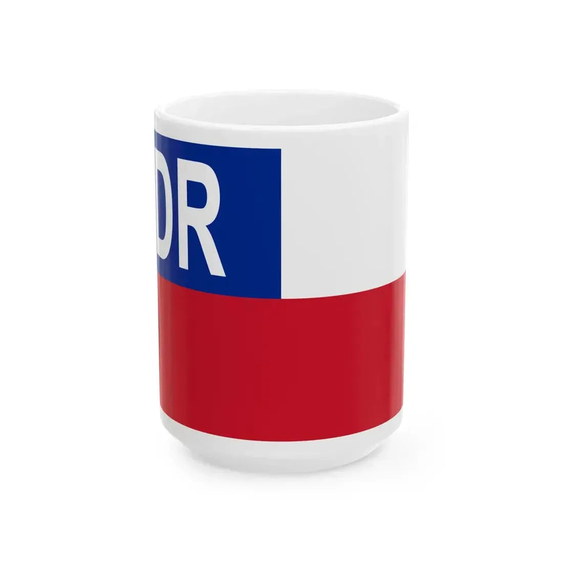 Flag of the Revolutionary Directorate (Cuba) White Coffee Mug 15oz - Go Mug Yourself