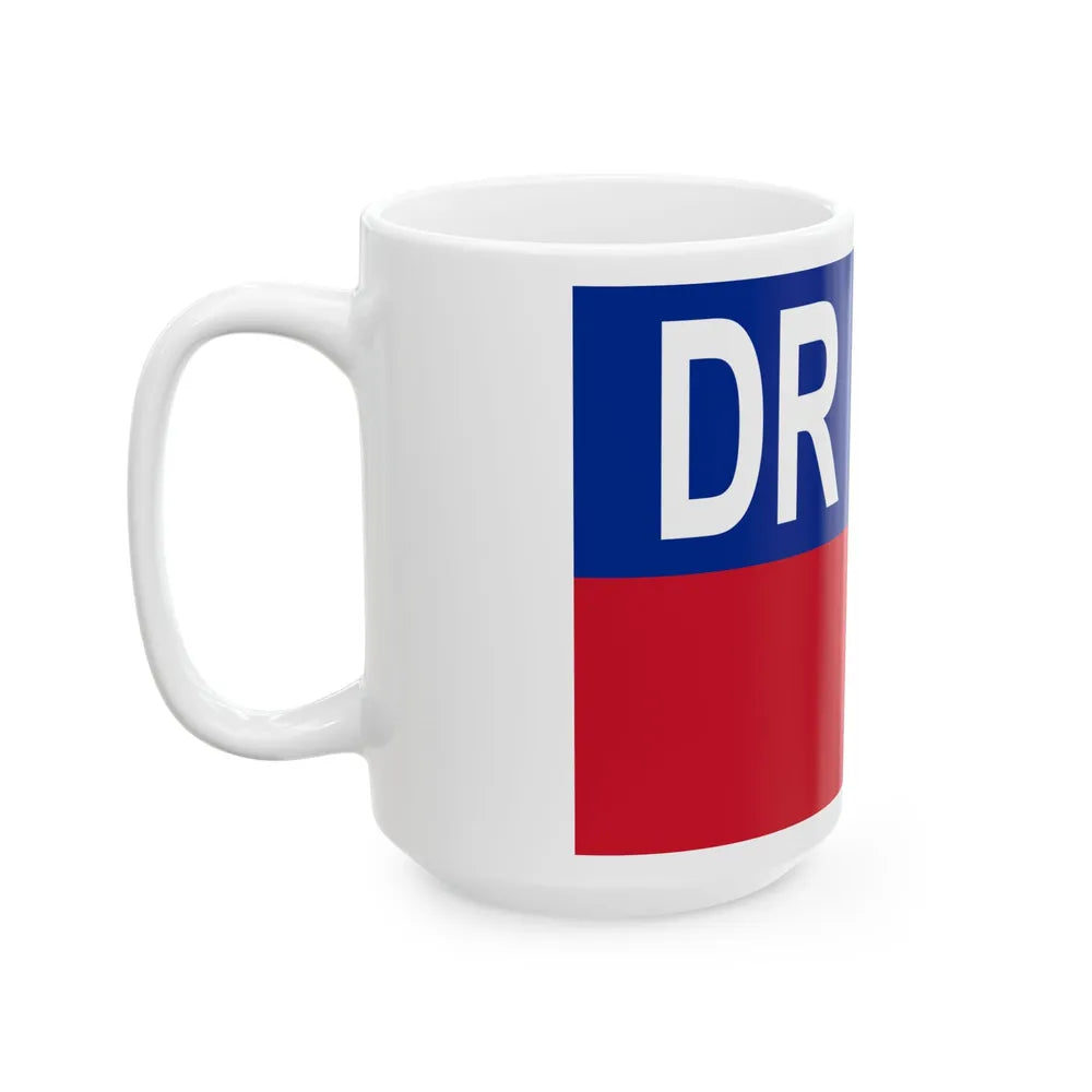 Flag of the Revolutionary Directorate (Cuba) White Coffee Mug - Go Mug Yourself