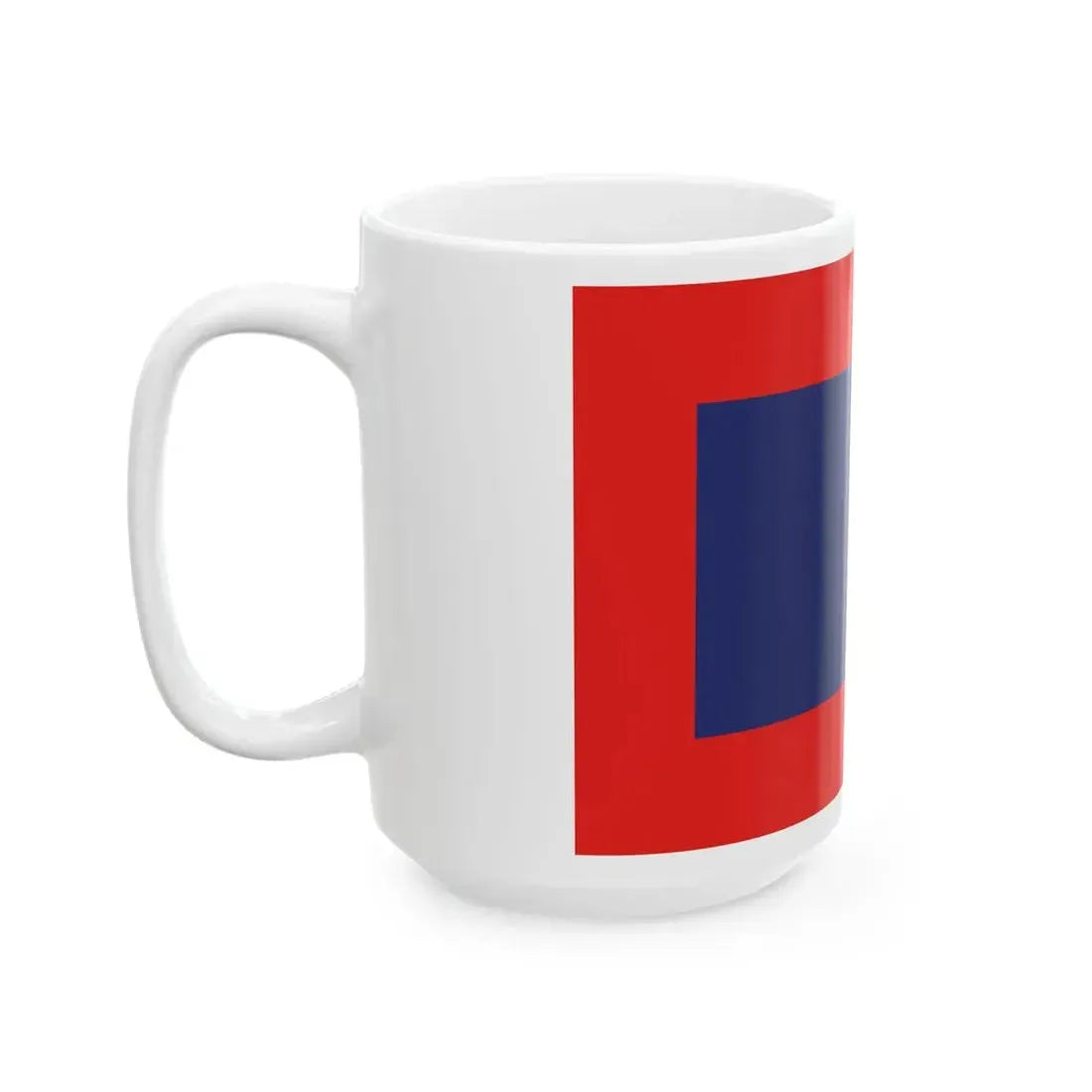 Flag of the Rokan Hilir Regency (Indonesia) White Coffee Mug - Go Mug Yourself