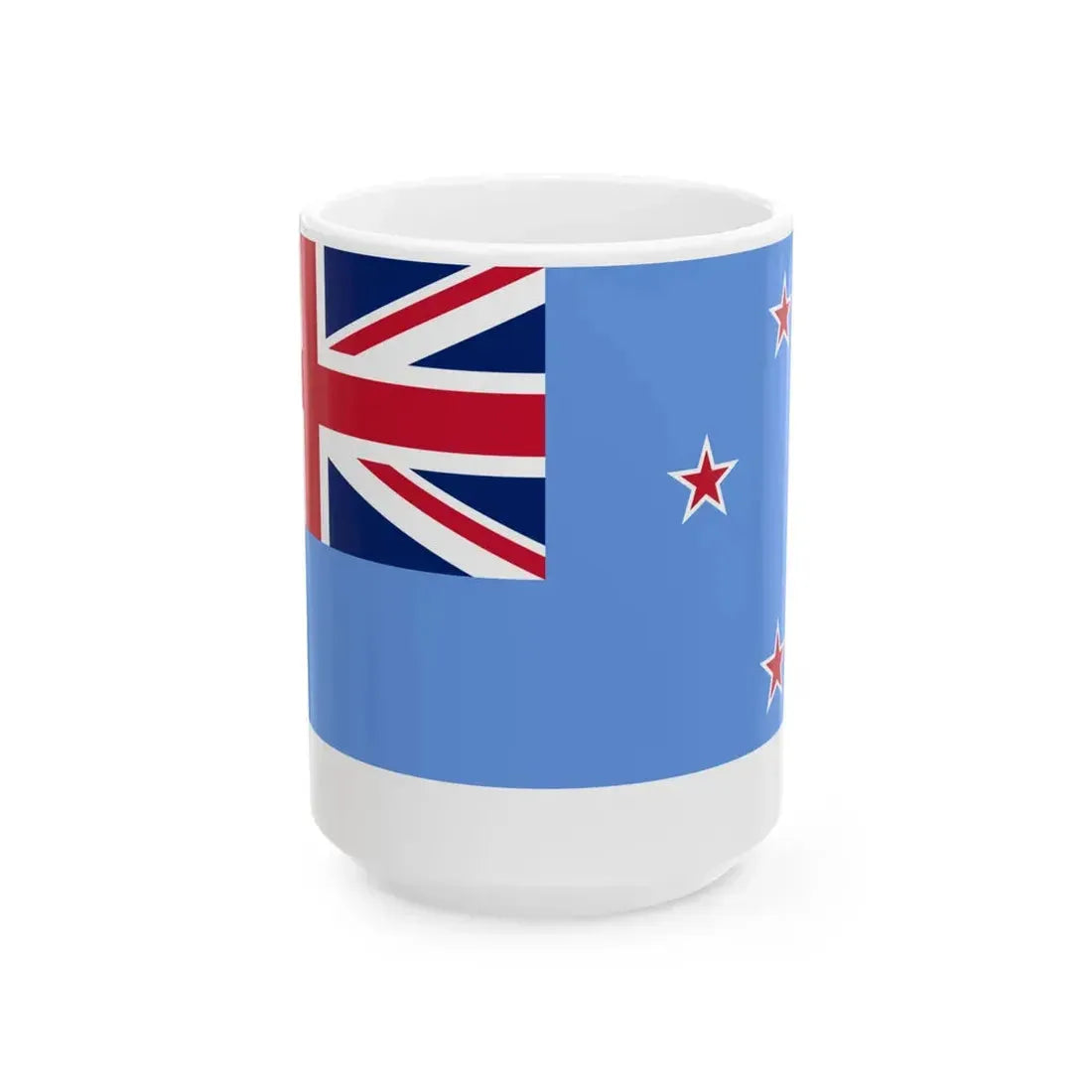 Flag of the Ross Dependency unofficial (New Zealand) White Coffee Mug 15oz - Go Mug Yourself