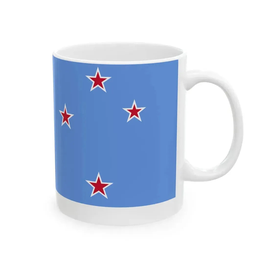 Flag of the Ross Dependency unofficial (New Zealand) White Coffee Mug - Go Mug Yourself