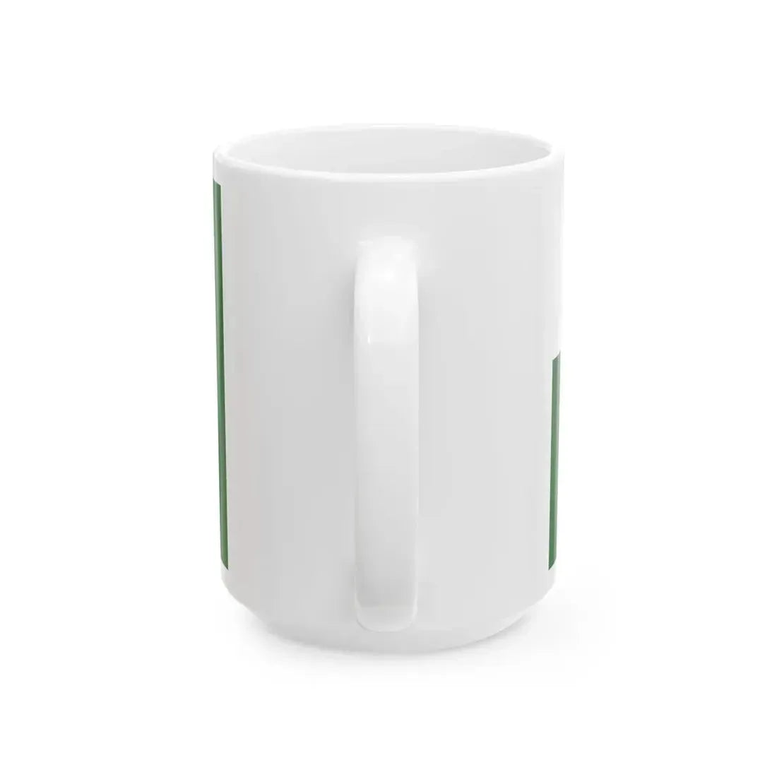Flag of the Royal Bahraini Army (Bahrain) White Coffee Mug - Go Mug Yourself