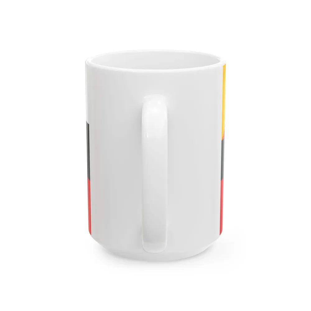 Flag of the Royal Bhutan Army (Bhutan) White Coffee Mug - Go Mug Yourself