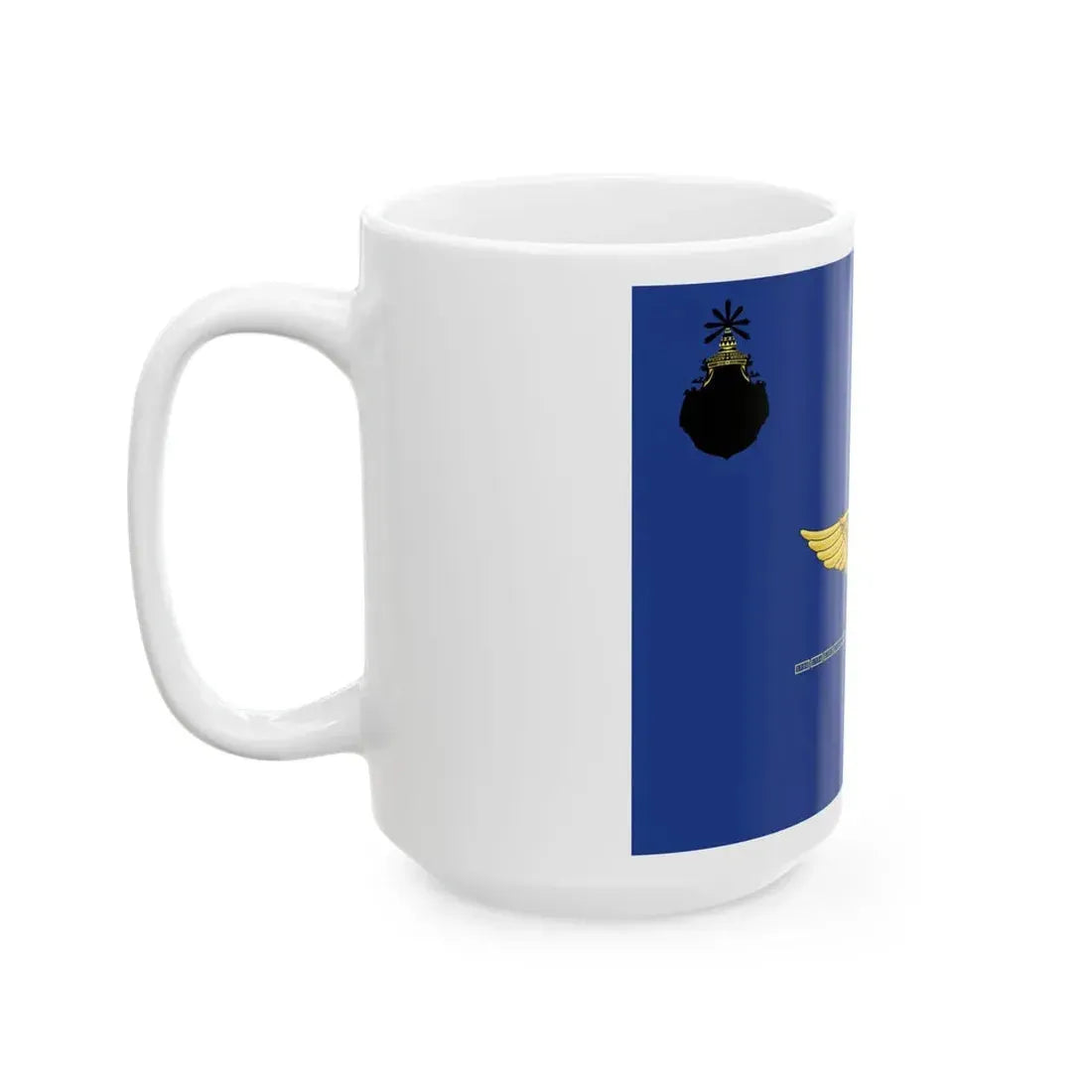 Flag of the Royal Cambodian Air Force (Cambodia) White Coffee Mug - Go Mug Yourself