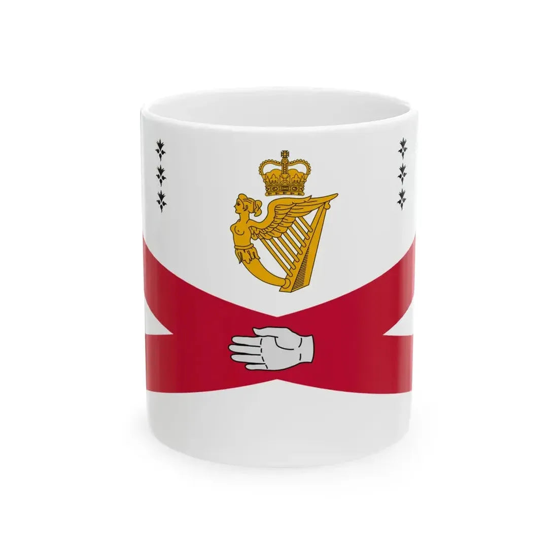Flag of the Royal College of Surgeons in Ireland (Ireland) White Coffee Mug 11oz - Go Mug Yourself