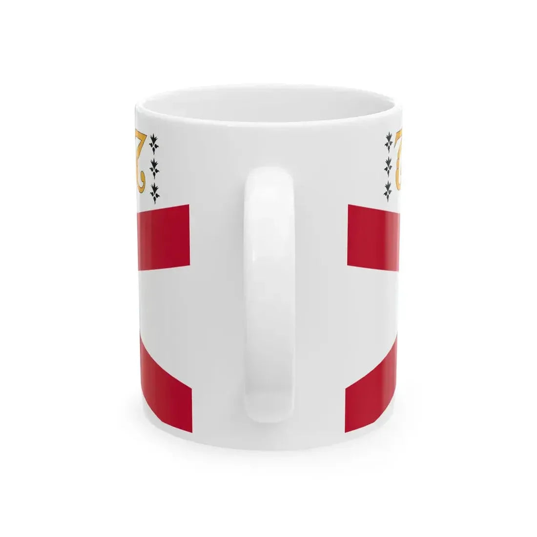 Flag of the Royal College of Surgeons in Ireland (Ireland) White Coffee Mug - Go Mug Yourself