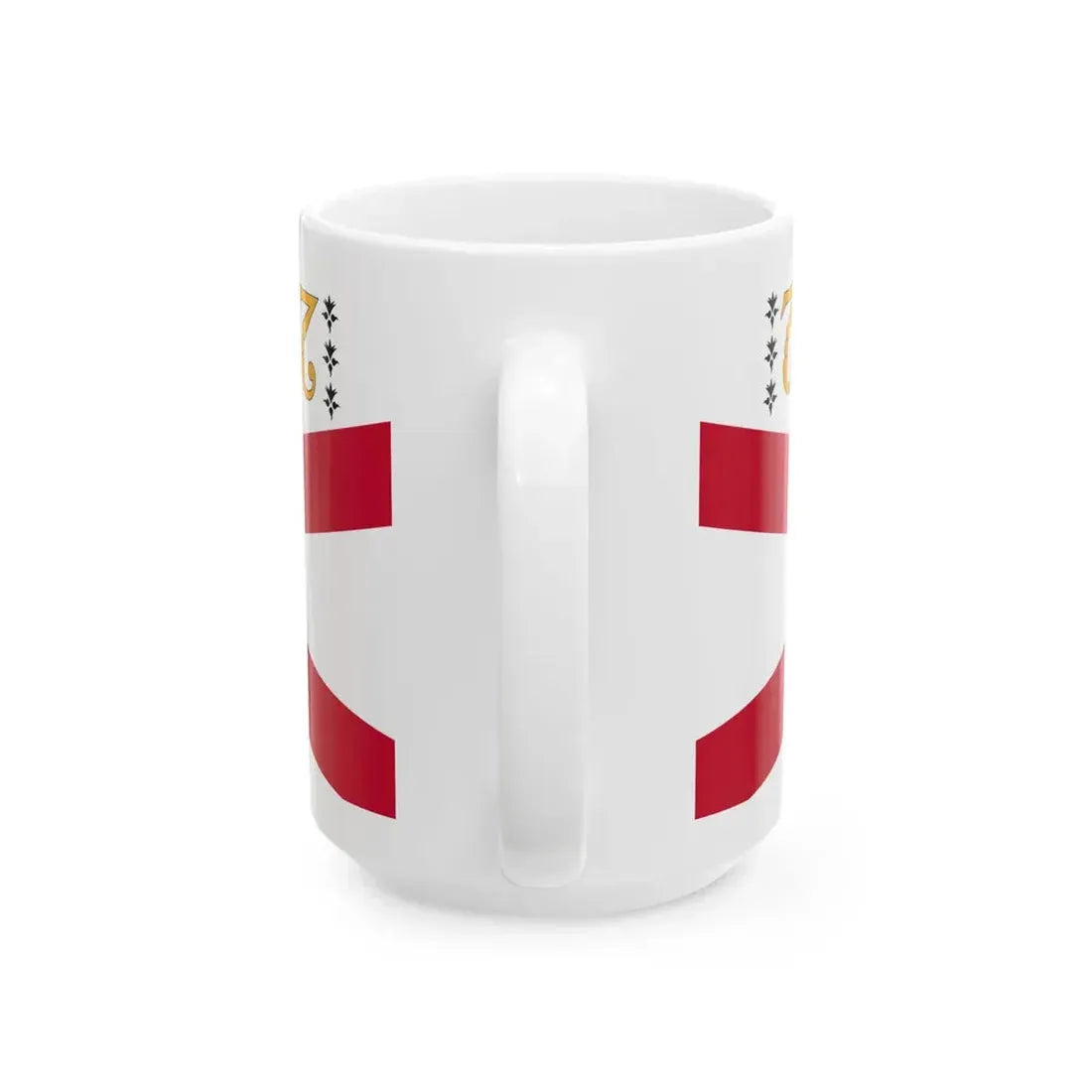Flag of the Royal College of Surgeons in Ireland (Ireland) White Coffee Mug - Go Mug Yourself