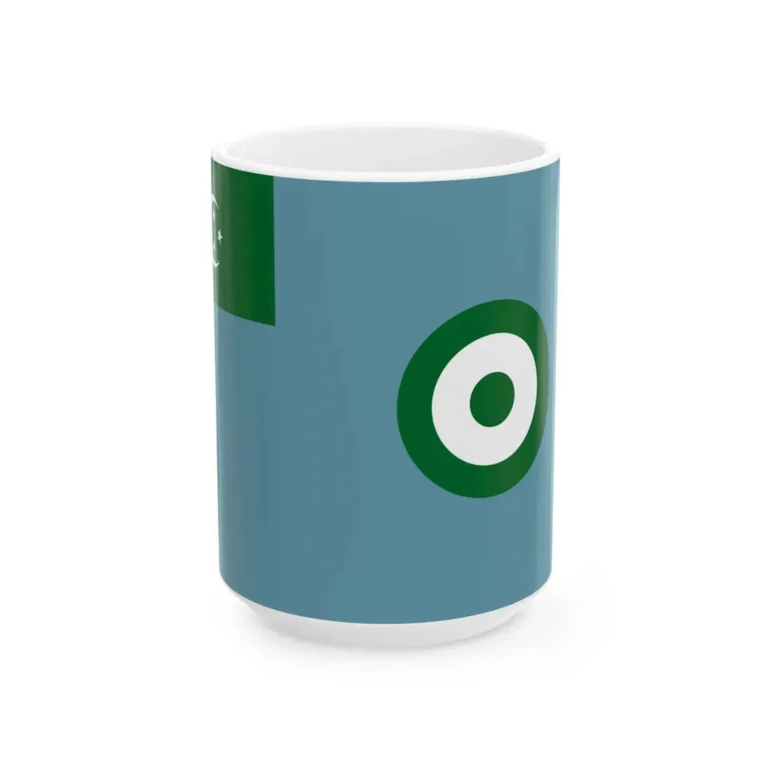 Flag of the Royal Egyptian Air Force 1922-1952 (Egypt) White Coffee Mug 15oz - Go Mug Yourself