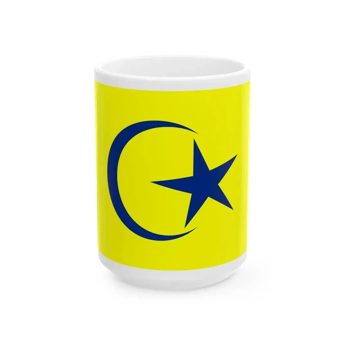 Flag of the Royal Family of Johor (Malaysia) White Coffee Mug 15oz - Go Mug Yourself