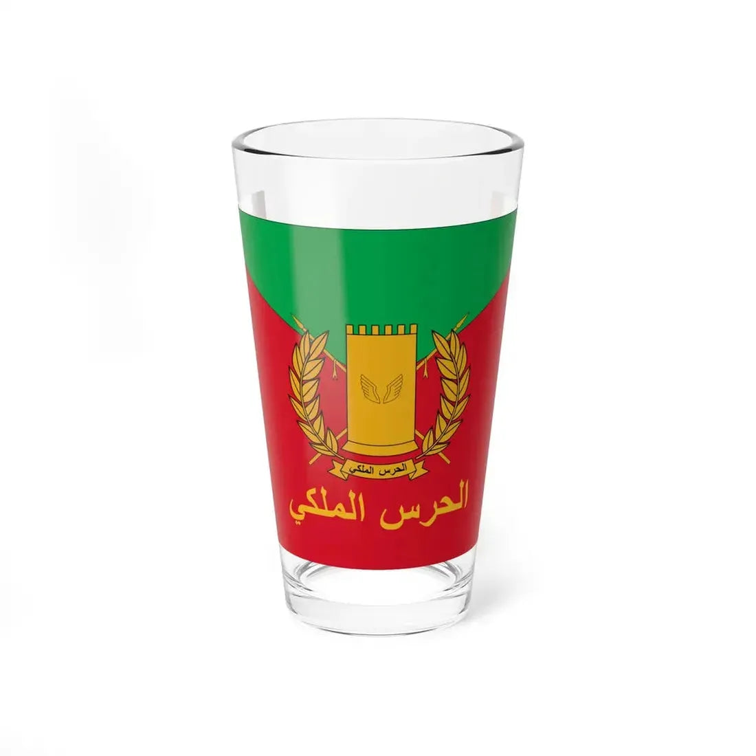 Flag of the Royal Guard of Bahrain (Bahrain) Pint Glass 16oz 16oz - Go Mug Yourself