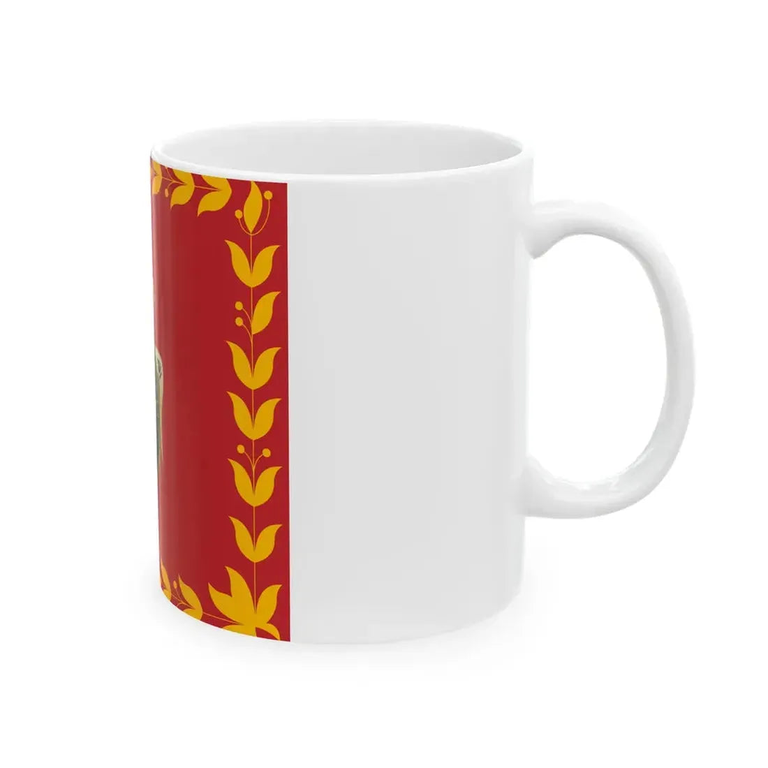 Flag of the Royal Moroccan Army (Morocco) White Coffee Mug - Go Mug Yourself