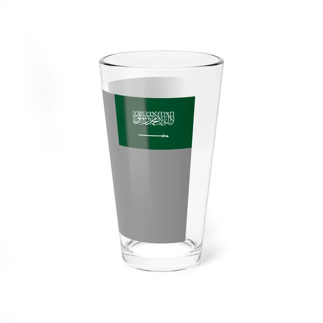Flag of the Royal Saudi Strategic Missile Force (Saudi Arabia) Pint Glass 16oz - Go Mug Yourself